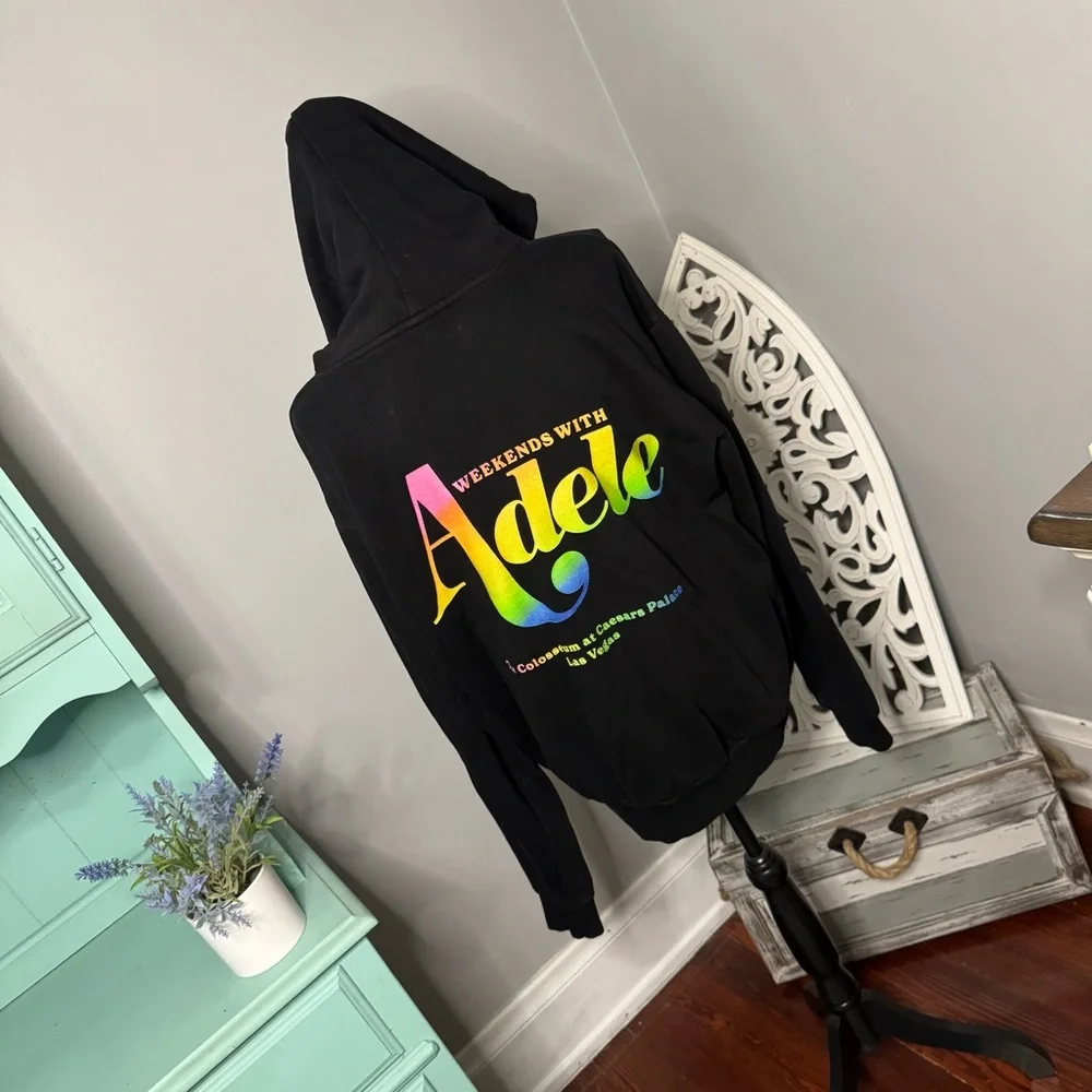 Weekends With Adele Official Merch Hoodie Caesar's Palace Las Vegas LGBTQ Pride - Picture 8 of 13